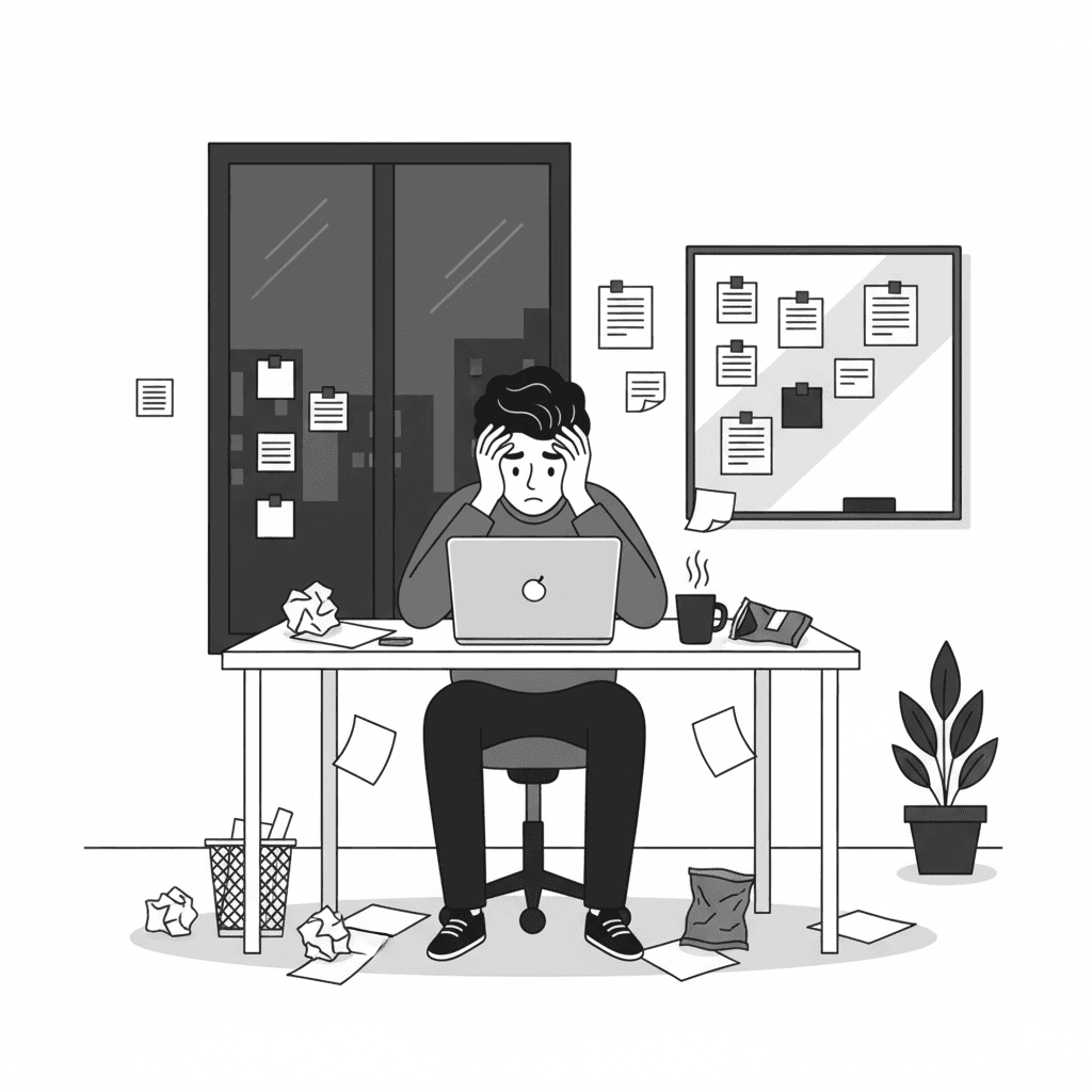 Founder story – workspace scene